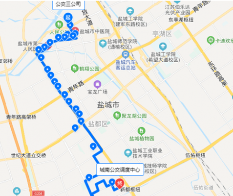 盐城软件园公交路线（盐城公交站点查询）-图3