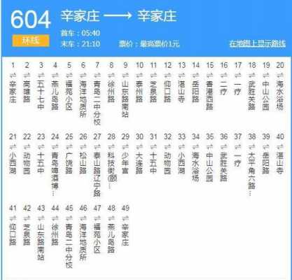 604公交路线车（604公交路线查询）-图3