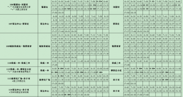 荣成113路公交路线（荣成公交车115路线时间表）-图3