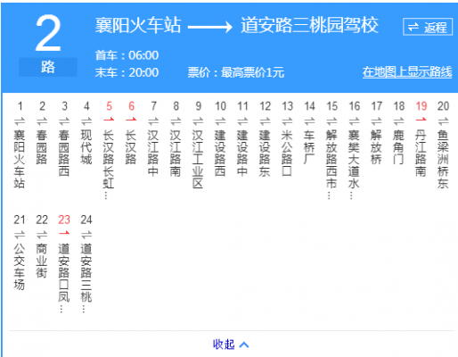 湖北襄阳534公交路线（湖北襄阳534公交车途经路线）-图1