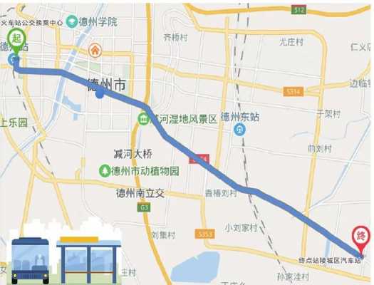 德州106公交路线图（德州106公交车站路线查询）-图3