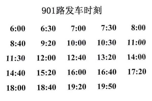 北京901公交路线图（北京901路公交车路线时间表）-图1