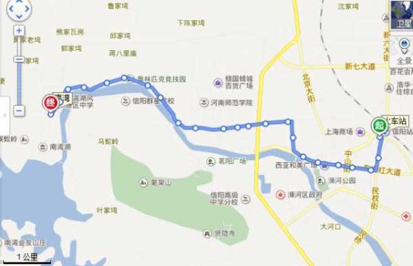 信阳1路车公交路线（信阳1路公交车路线路线）-图1