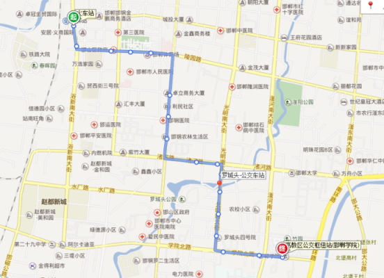 邯郸汽车东站公交路线（邯郸东站公交车几路公交车）-图1