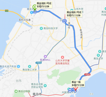 青岛北站到栈桥的公交路线（青岛北站到栈桥的公交路线查询）-图2