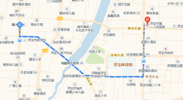 灵宝二路车公交路线（灵宝市2路车路线图）-图2