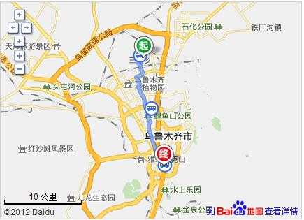 乌鲁木齐3号公交路线（乌鲁木齐3路车路线）-图1