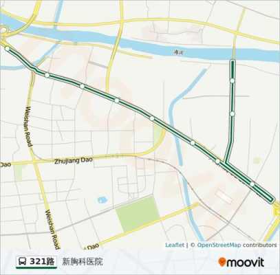 苏州321公交路线图（苏州321路时刻表）-图1