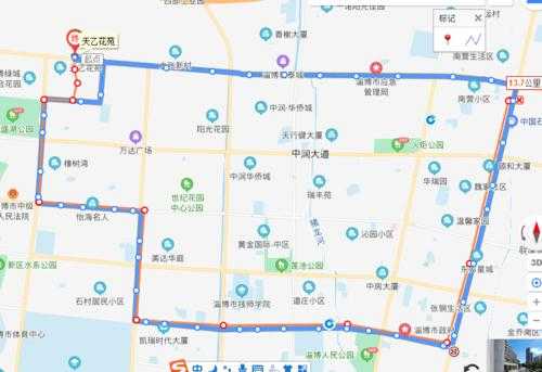 张店公交路线90路（张店90路车路线）-图1