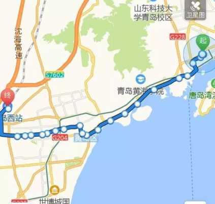 黄岛区21路公交路线（青岛黄岛21路公交车路线图）-图3