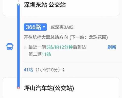 深圳332公交路线图（深圳332公交车线路图）-图3