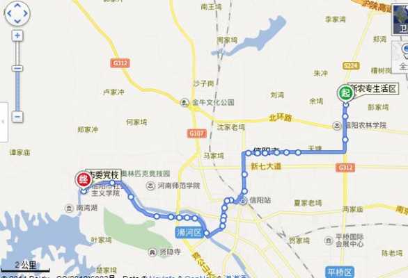 信阳9路公交路线（信阳9路公交车路线图 最新）-图1