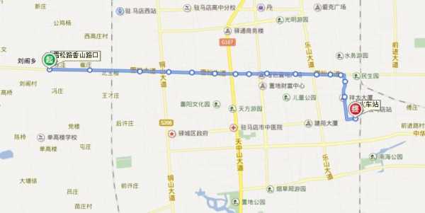 驻马店6路公交路线（驻马店6路车路线图）-图1