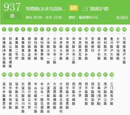 937路支线公交路线（937支1公交车路线）-图2