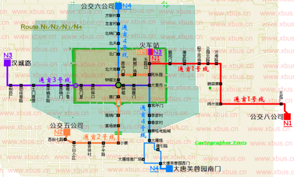 西安3路公交路线（西安3号公交线运行图）-图3