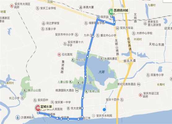 安庆站到市立医院公交路线（安庆火车站到市立医院公交）-图1