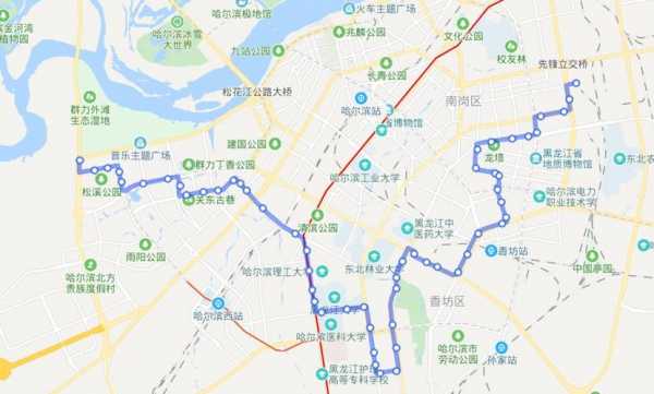 哈尔滨2公交路线图（哈尔滨公交路线图最新）-图1