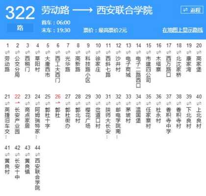西安市公交路线时刻（西安公交交车路线查询）-图2
