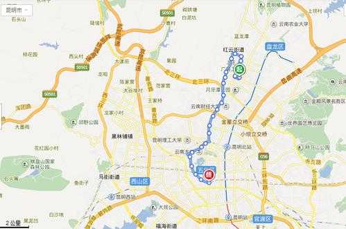 昆明z73公交路线（昆明z37路公交车路线）-图3