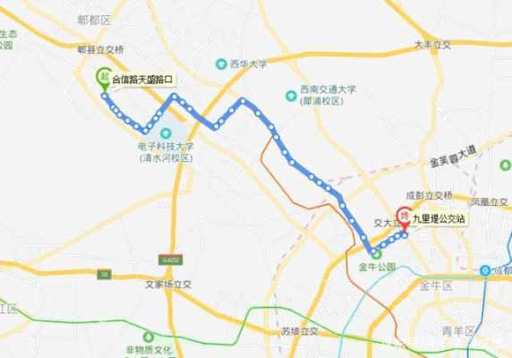 成都62公交路线（成都公交62路路线）-图1