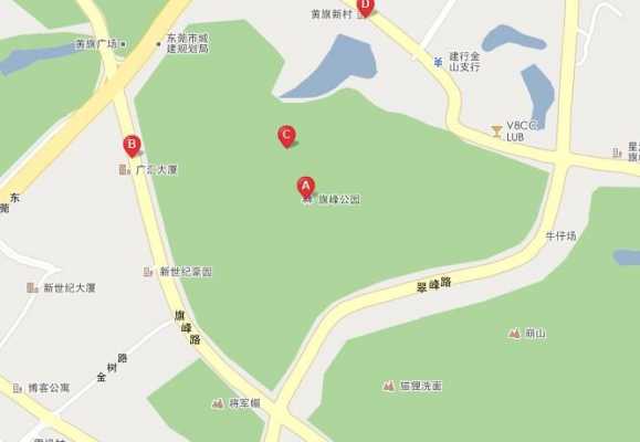 旗峰公园旗峰公交路线（旗峰公园导游图）-图1