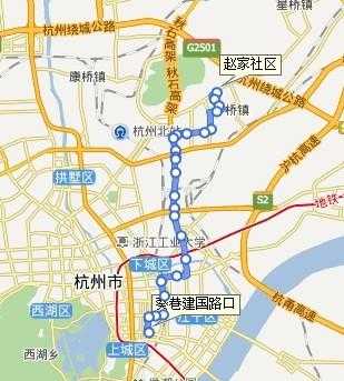 杭州下沙365公交路线（下沙376路公交车路线）-图1