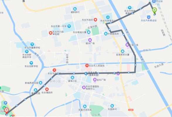 东台8路公交路线（东台公交线路调整）-图1