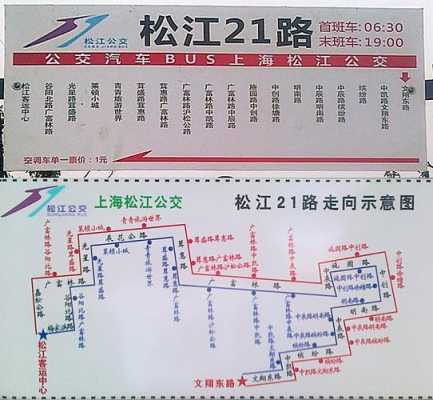 上海21路公交路线图（上海公交车21路运营时间）-图1