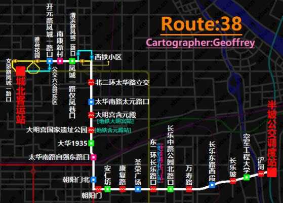 西安108公交路线（西安108公交车线路图）-图2