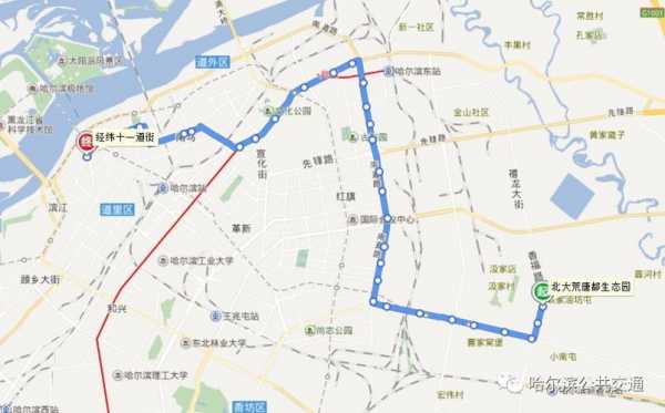 哈尔滨61路公交路线查询（哈尔滨61路公交车站）-图1