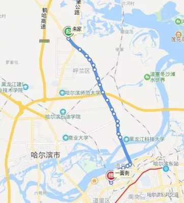 哈尔滨61路公交路线查询（哈尔滨61路公交车站）-图2