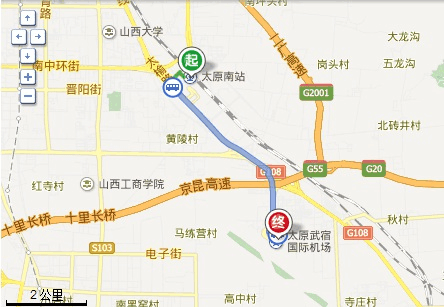 太原站去机场公交路线（太原站到机场坐几路车）-图1