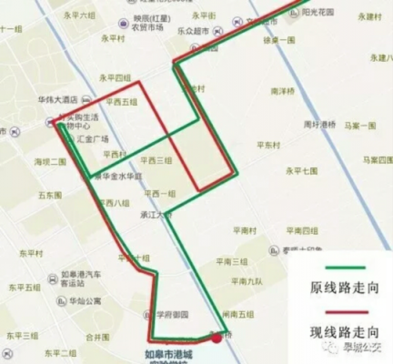 如皋106公交路线（如皋公交106路停靠点）-图3