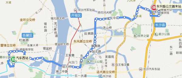 长沙高新2免费公交路线（长沙高新2号线公交车路线图）-图3