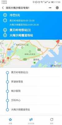 大梅沙快线公交路线（大梅沙坐几路车）-图2