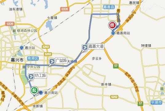 嘉善702公交路线（嘉善公交线路k702）-图2