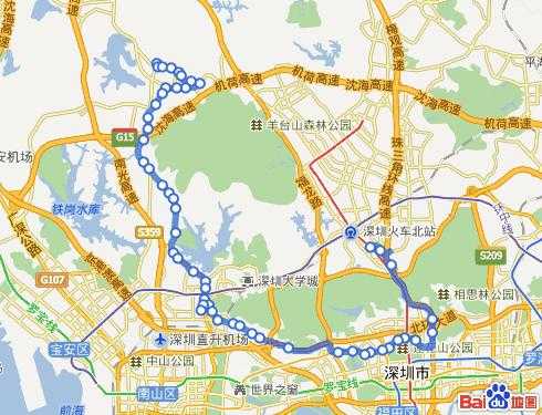 5深圳442公交路线（深圳公交424路线查询）-图2