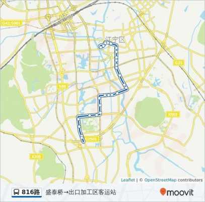 南京江宁816公交路线（姜堰816路公交路线）-图1