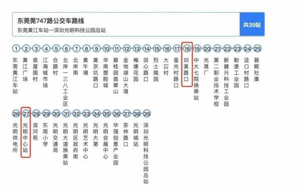 黄江公交704公交路线（黄江747公交车路线时刻表）-图3