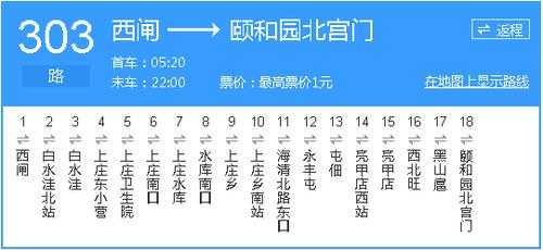 303公交路线（303公交车线路图）-图3