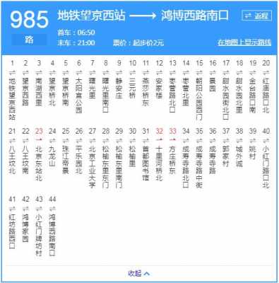 公交路线查询985（公交路线查询,705）-图1