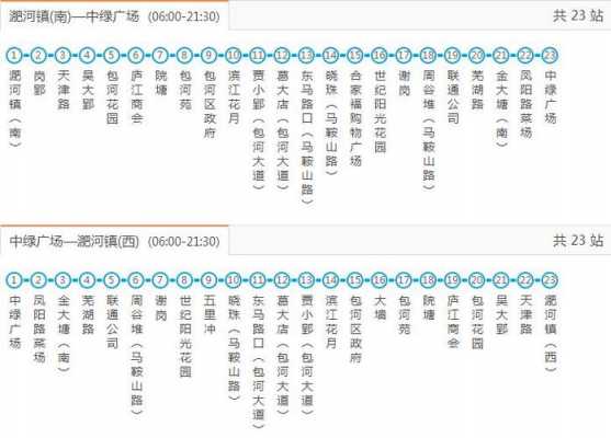 合肥白马公交路线（合肥白马公交路线图）-图1