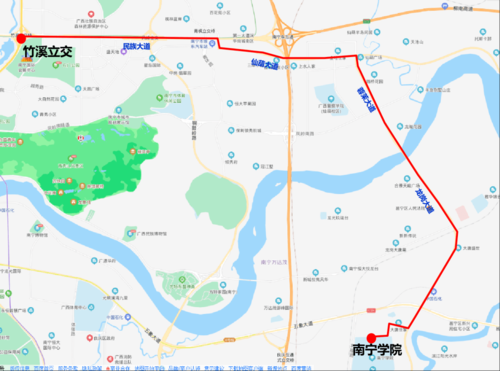 南宁改路线六路车公交路线（南宁市公交车6路车经过的站点）-图3