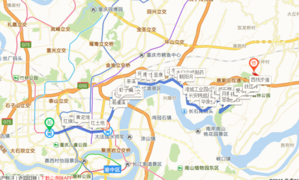 重庆花卉园自驾公交路线（到重庆花卉园坐轻轨几号线）-图1