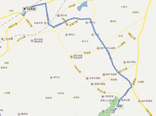 咸宁有多少条公交路线（咸宁公交线路图）-图1