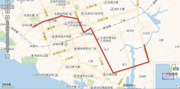 北海北门公交路线（北海公交站点查询）-图1