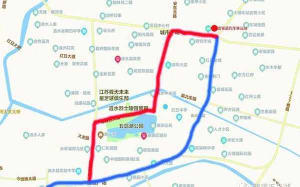 涟水公交路线图（涟水县公交车起始时间）-图1