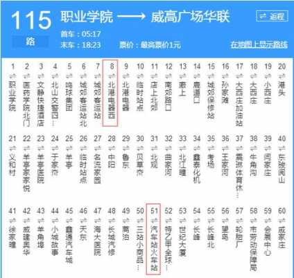 威海初村115公交路线（威海初村公交车）-图2