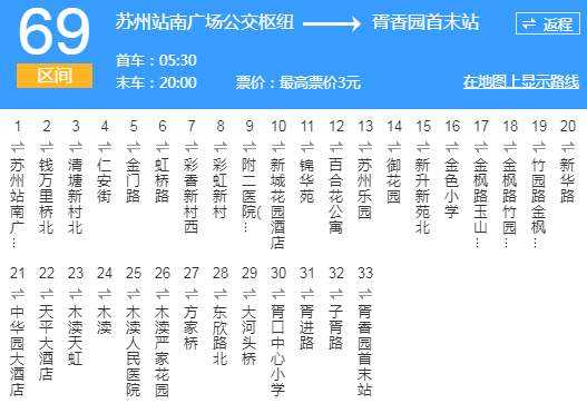 苏卅69路公交路线（苏州69路最新站点）-图3