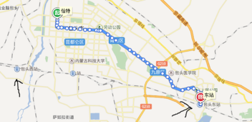 包头五路车公交路线（包头五路车公交路线图最新）-图1